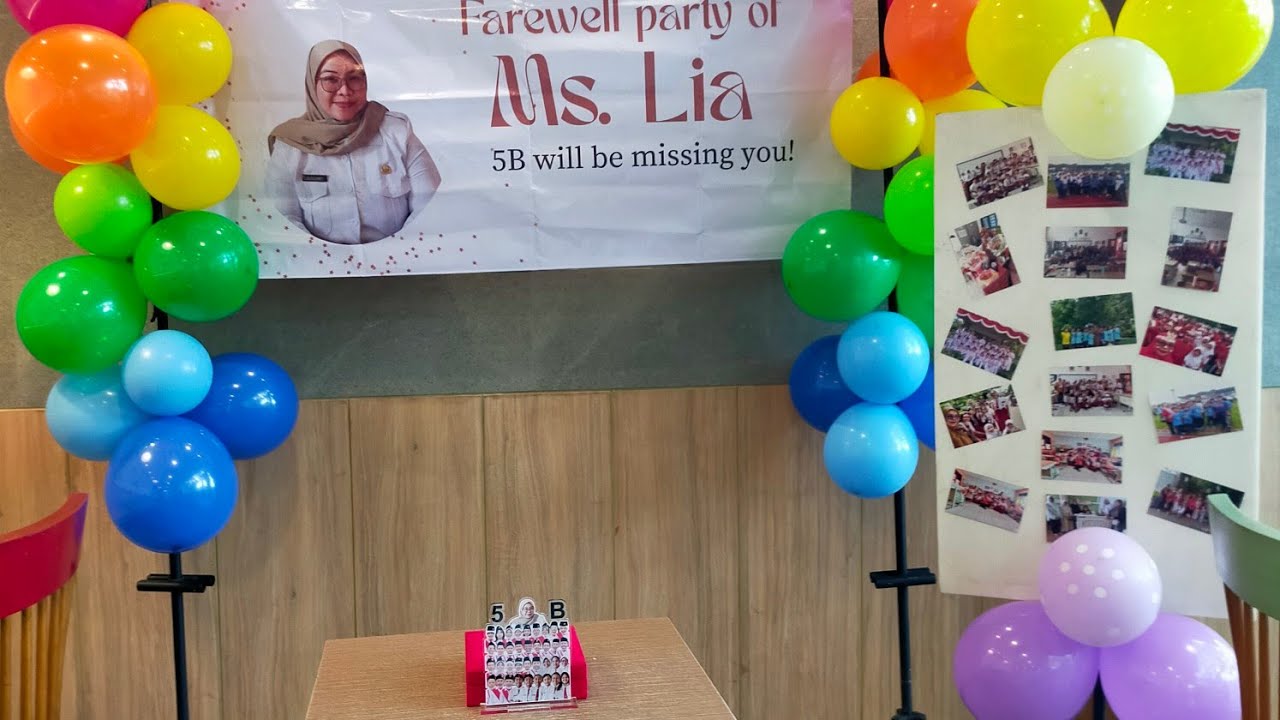Acara Farewell party of Ms. Lia