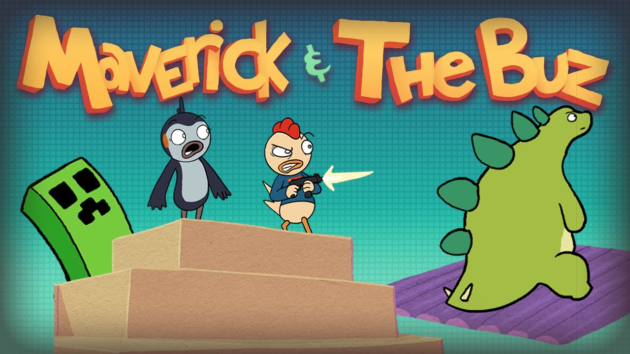 Crazy Craft Disaster & Lost Dinosaur Animated - Maverick & The Buz (Minecraft Animation)