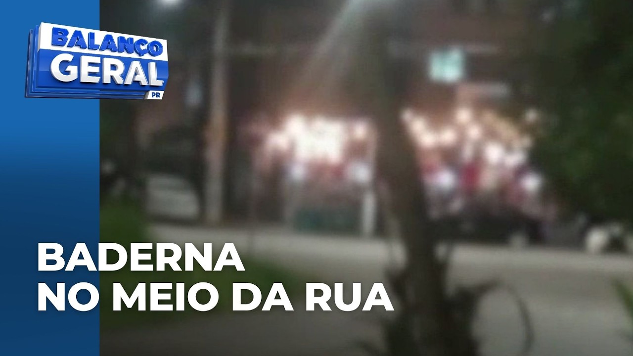 Moradores de Curitiba reclamam de baderna que avança a madrugada em desatribuidora de bebida
