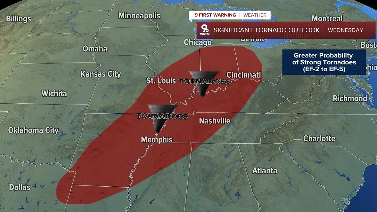 LIVE: NWS reports confirmed tornado, tornado warnings in effect near Cincinnati area