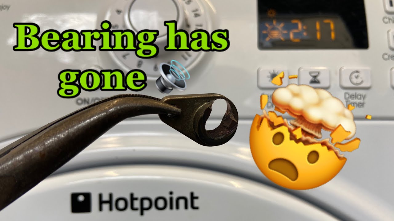 Noisy tumble dryer 🔊🔊How can you replace the bearing on your Hotpoint/Indesit tumble dryer at home