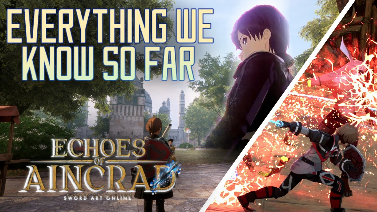 EVERYTHING WE KNOW SO FAR ABOUT ECHOES OF AINCRAD SAO || Gameplay, Features, and more Discussions