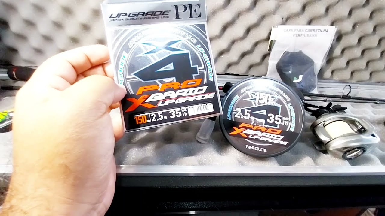 Linha YGK GSoul (ou X Braid upgrade 4x)