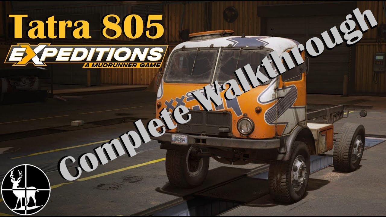 How to Unlock Tatra 805 | Raining Cars | Expeditions: A MudRunner Game