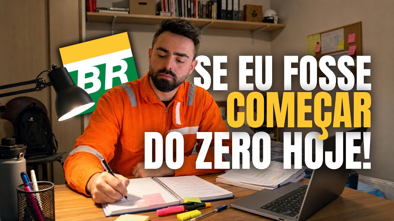 Como ESTUDAR para a PETROBRAS E TRANSPETRO TRABALHANDO 8h por dia (m&eacute;todo REAL)!