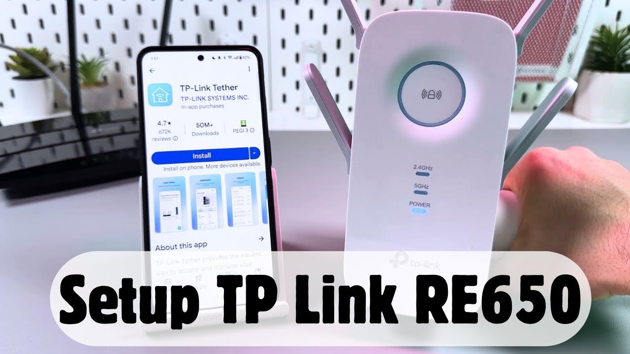 How to Set Up the TP-Link RE650 Wi-Fi Extender Using a Smartphone