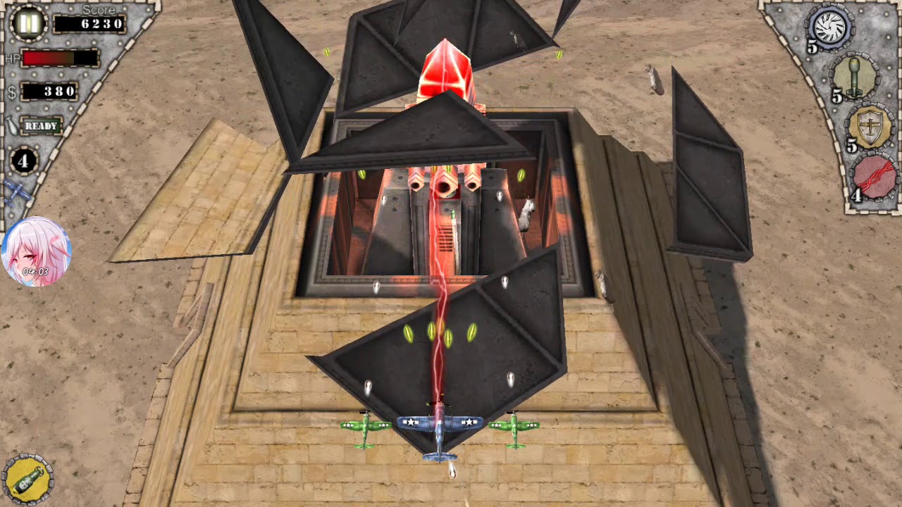 Air Attack HD - Arcade : Mission #6 - Dark Sand : Pyramid