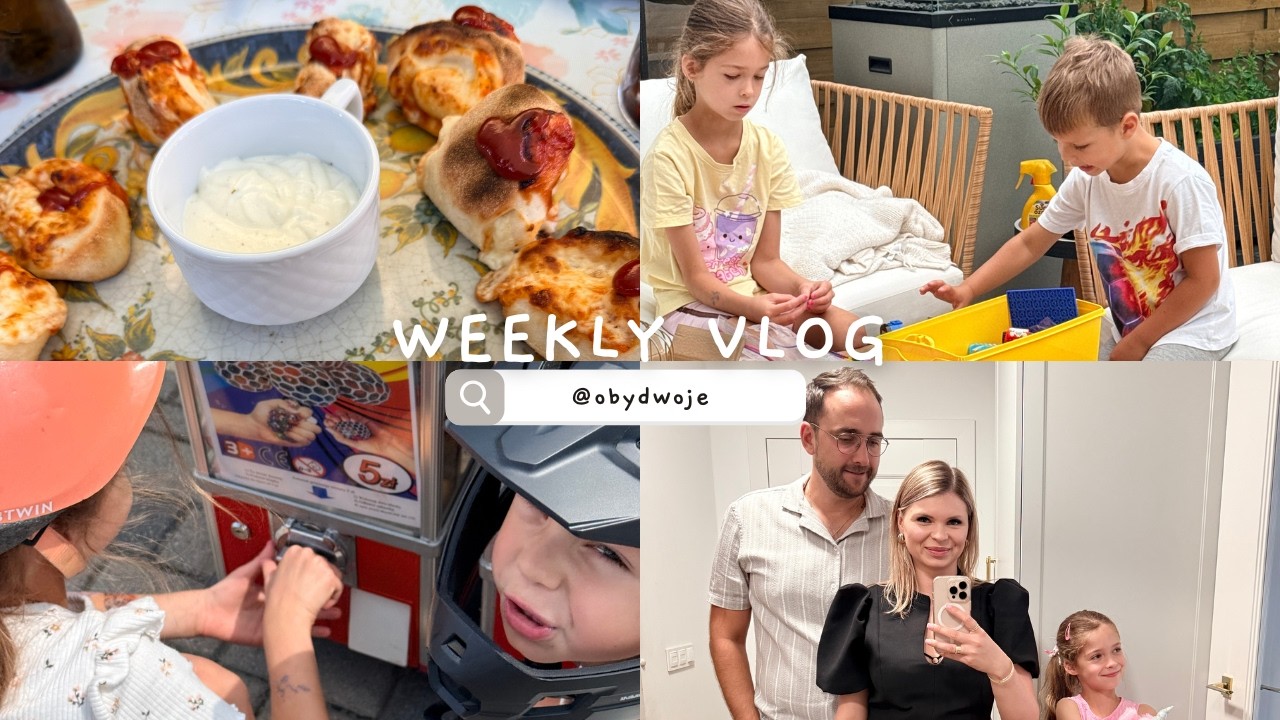 🎒 Pierwsza wyprawka do szkoły! Hania zaczyna czytać 📚 Wakacyjny vlog i rodzinne chwile❤️! OBYDWOJE! 