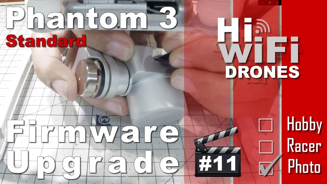 Como atualizar Firmware do Phantom 3 Standard - Parte 11 - Início do processo de atualização.
