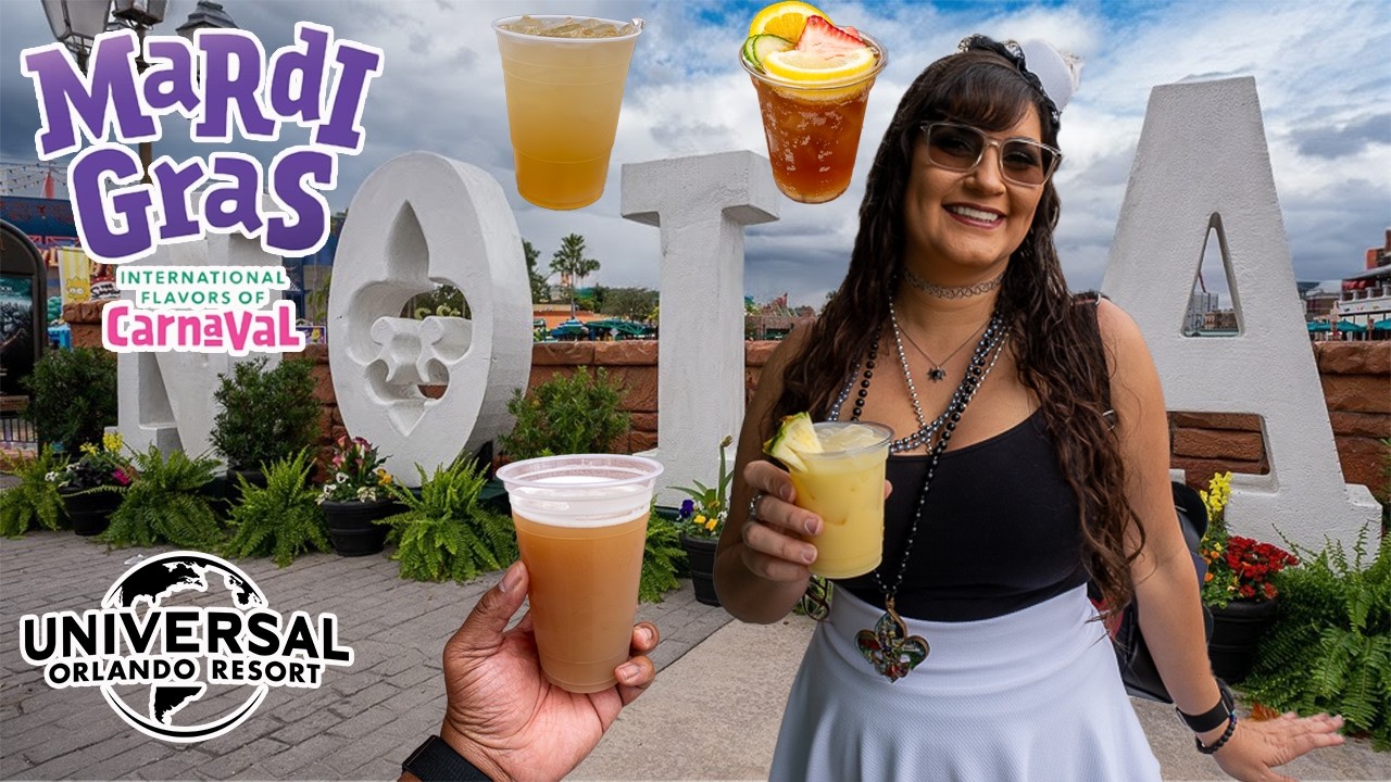 Universal Orlando Mardi Gras Drink Guide 2025 🎭