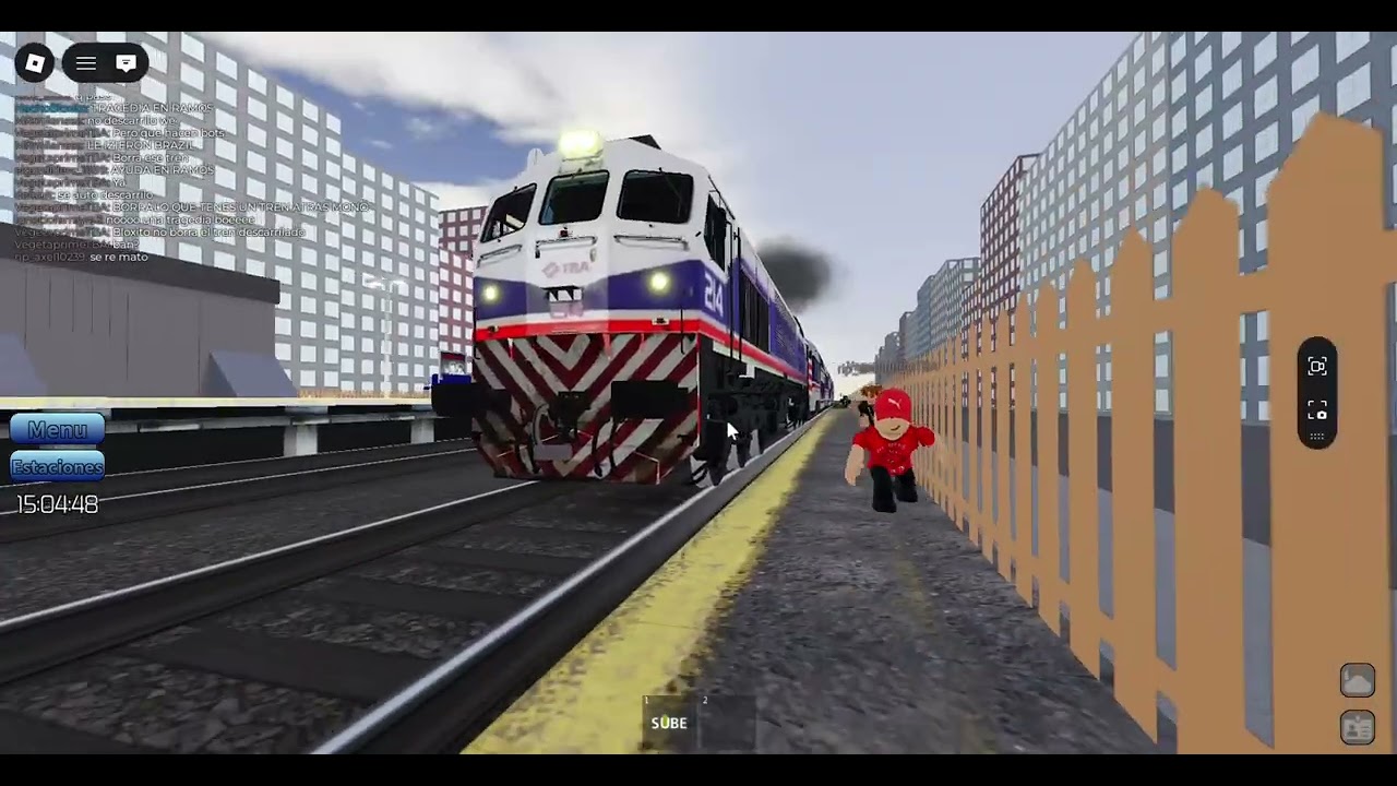 evento de ferrocarril sarmiento! (solo trenes staff) #roblox