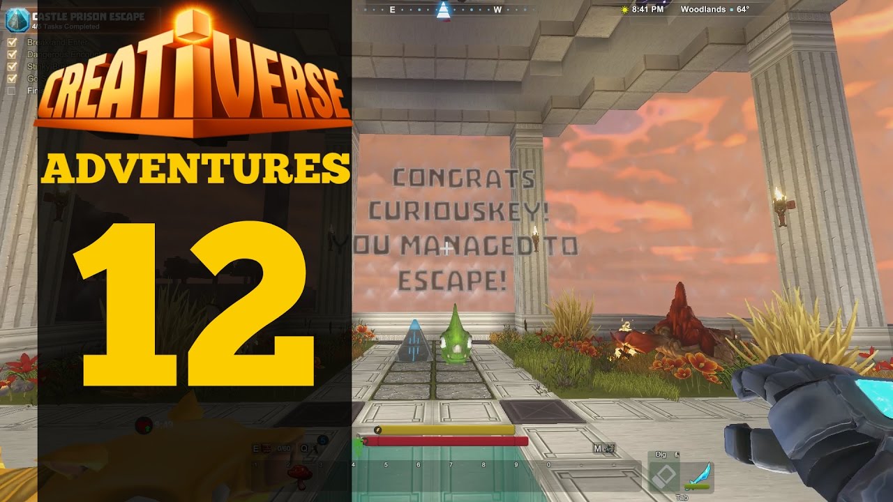 Creativerse Adventures 12: Castle Prison Escape - By Baxx!