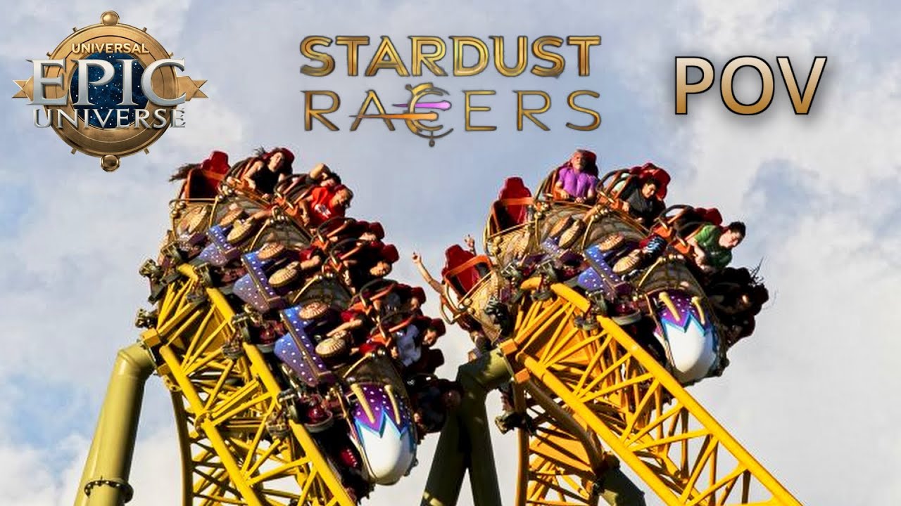 Stardust Racer Roller Coaster Epic Universe POV Full Ride Experience