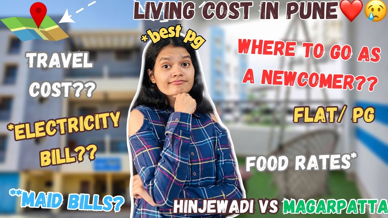 Cost Of *LIVING* in Pune | Total Expenses | PG/Flat rent | Transportation | Grocery??