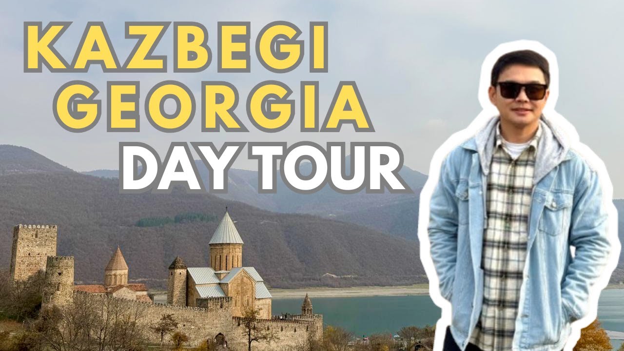 EURASIA VLOG | DAY TOUR FROM TBILISI TO KAZBEGI GEORGIA