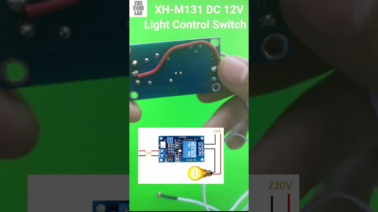 XH-M131 12V Light Control Switch Photoresistor Relay Module