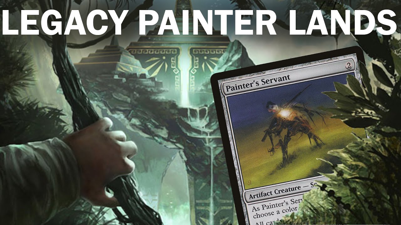 THIS DECK CAN GRIND! Legacy Mono-Green Painter Combo Lands. Marit Lage Life From the Loam MTG