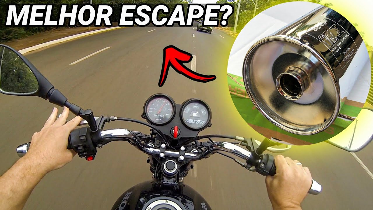 PRIMEIRO ROLÊ COM O ESCAPE GEMOTO ESTRALADOR NA CG FAN!