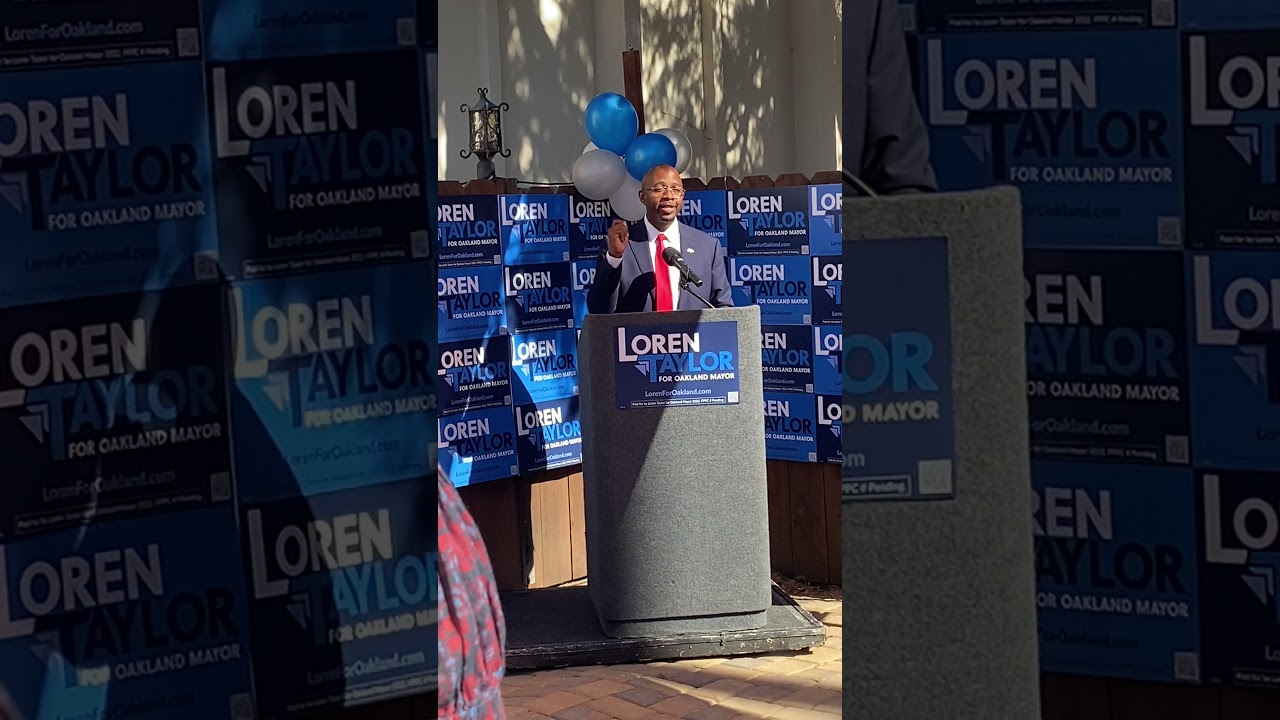 Loren Taylor Oakland Mayoral Campaign Kickoff Speech October2021
