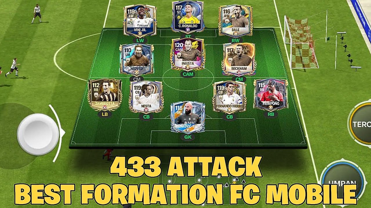 433 АТАКА ЛУЧШАЯ ФОРМАЦИЯ FC MOBILE