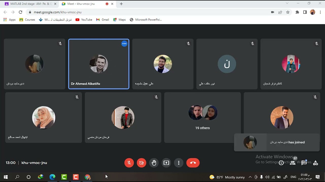 محاضره ماتلاب مرحلة ثانيه هندسة نفط وغاز