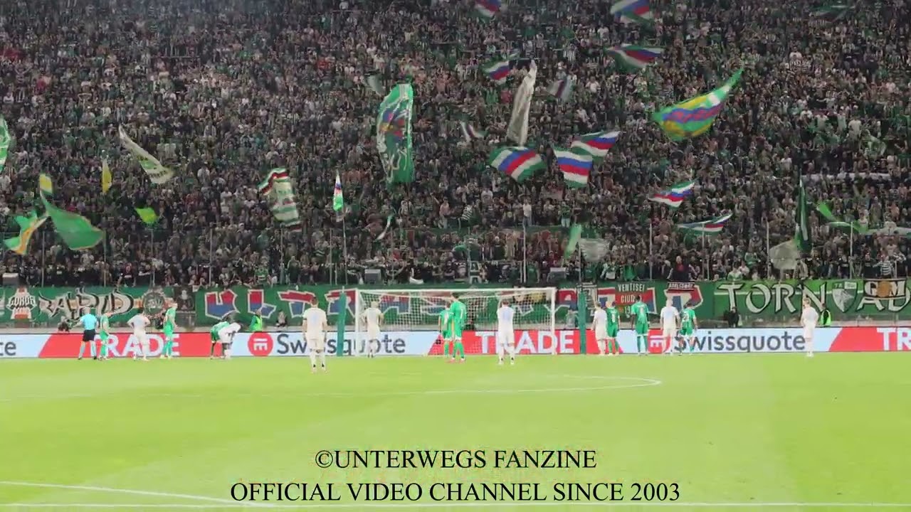 SK Rapid - Djurgårdens IF 2024/25 (Tifo Block West)