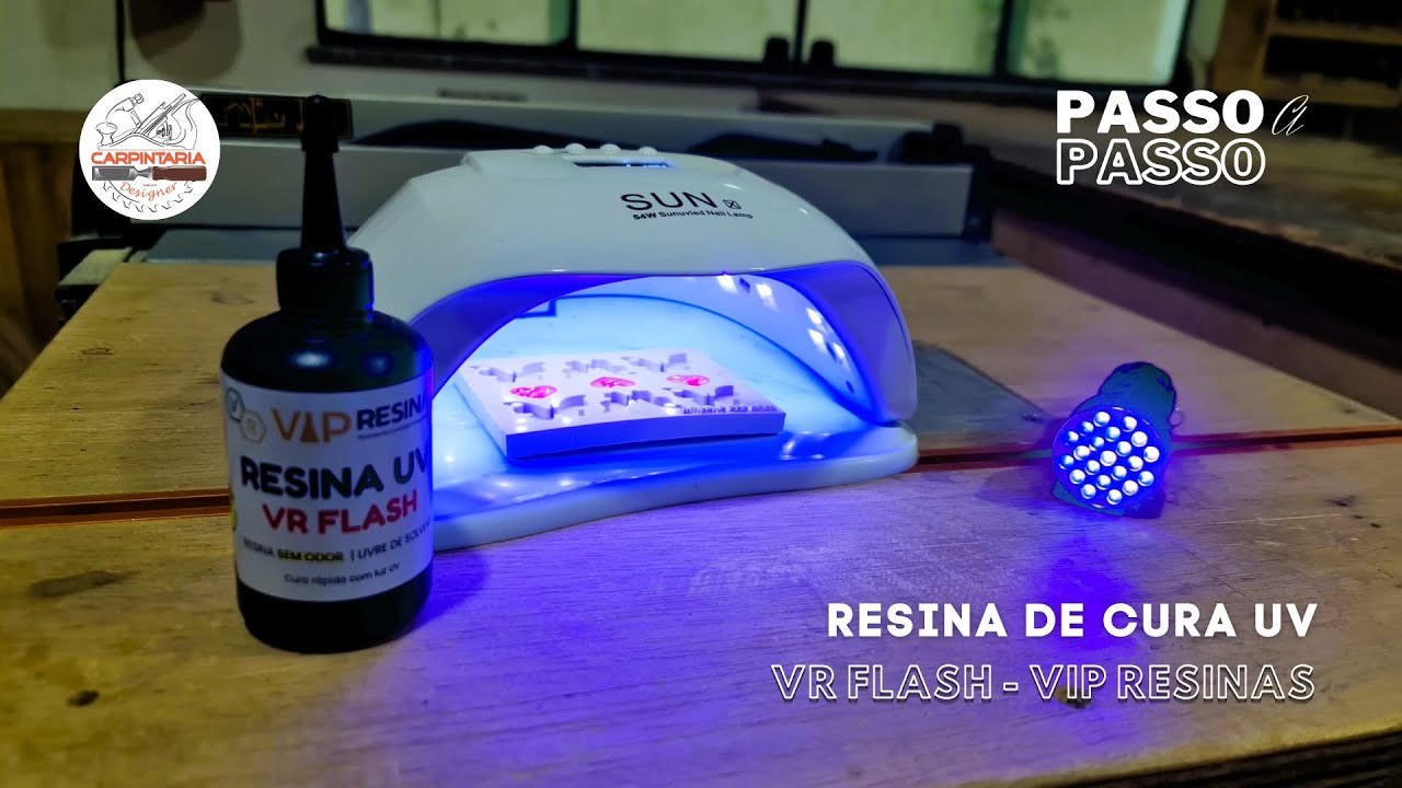 TUDO SOBRE A RESINA DE CURA UV - VR FLASH [VIP RESINAS]