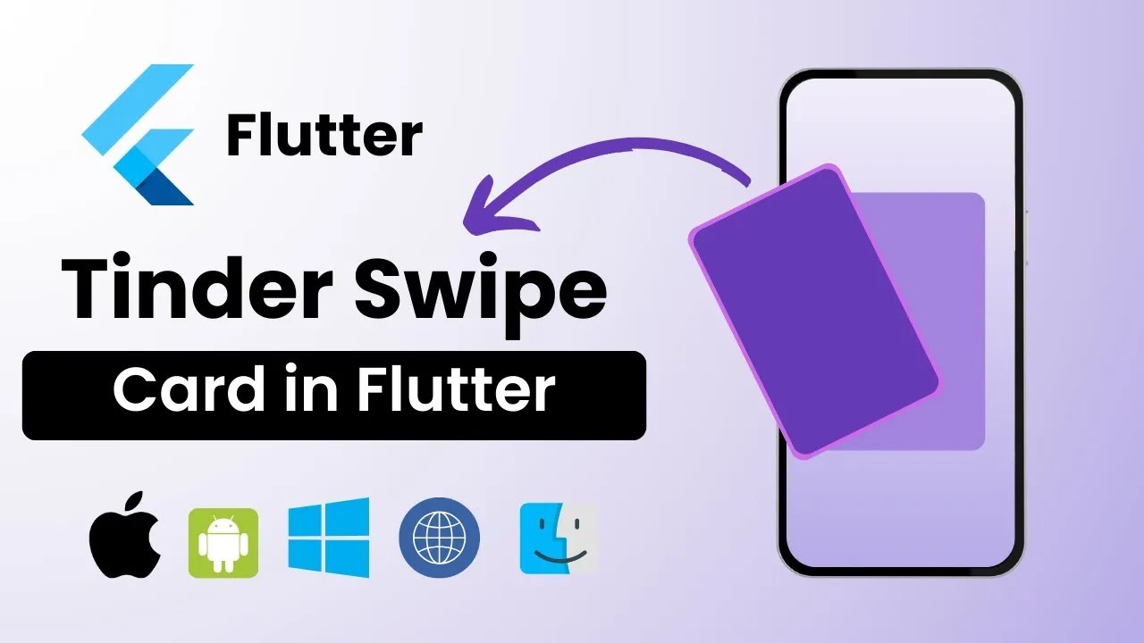 Tinder Style Card Swipe &bull; Flutter Tutorial | Flutter Animation