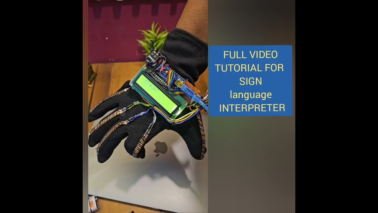 Sign Language Interpreter  using Arduino Nano  Full  video Tutorial | Tech Zaid #iot  #arduino