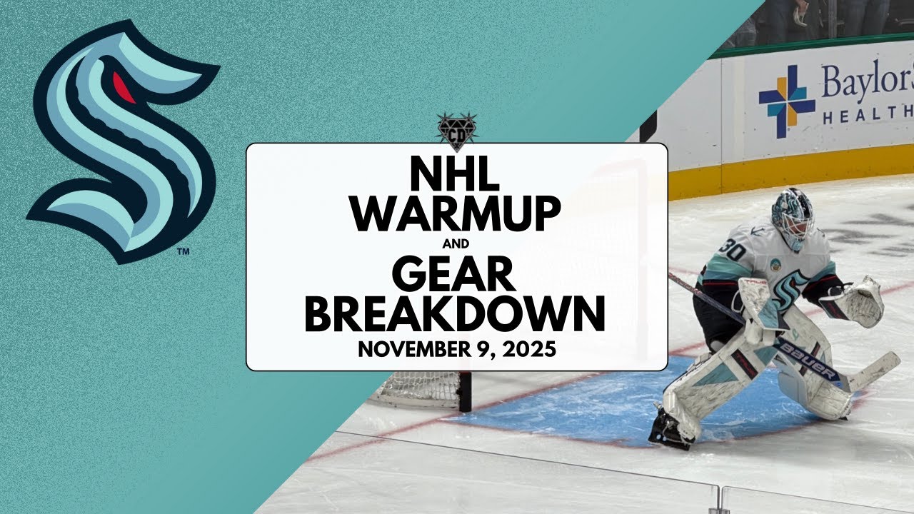 NHL Warmup & Gear Breakdown | Seattle Kraken | Matt Murray & Philipp Grubauer