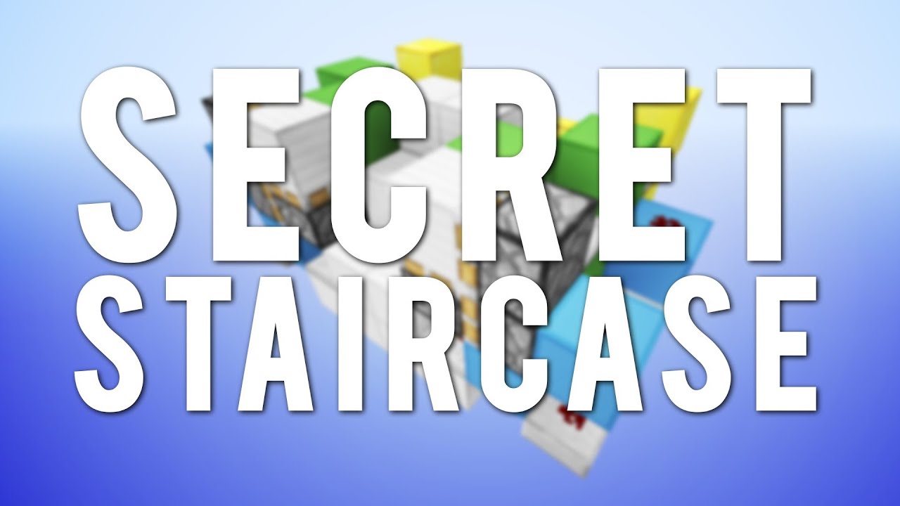 Tiny Simple Hidden Staircase [2 Wide Secret Stairs]