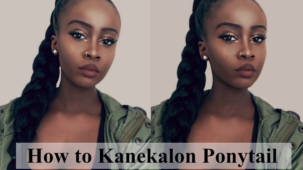 HOW TO KANEKALON PONYTAIL | LIA FERREIRA