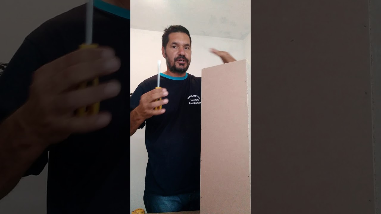 como soltar o fundo do guarda roupas sem danificar e sem o uso de  martelo