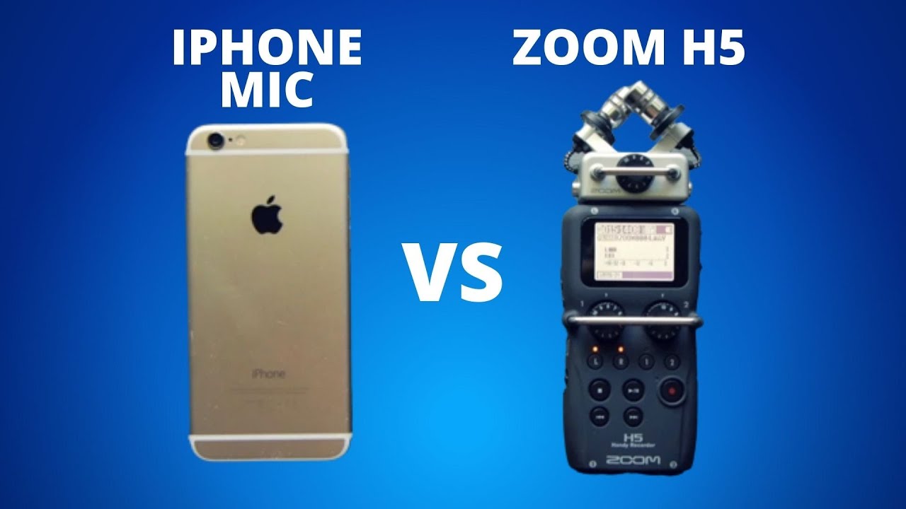 iPhone vs Zoom H5... Which Mic Sounds Better?  🤔