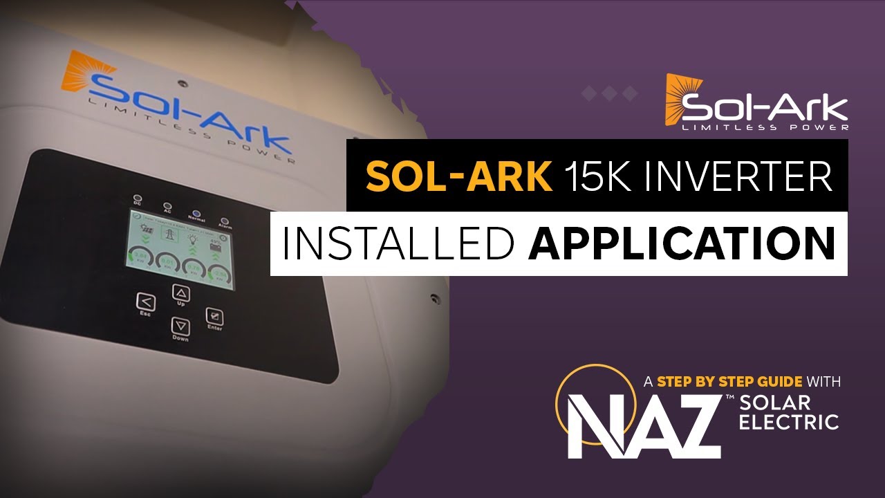 Характеристики инвертора Sol-Ark 15K — установлены