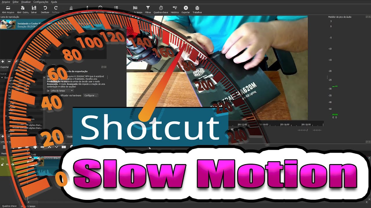 Shotcut | Slow Motion - Como Acelerar Vídeo ou Deixar Lento