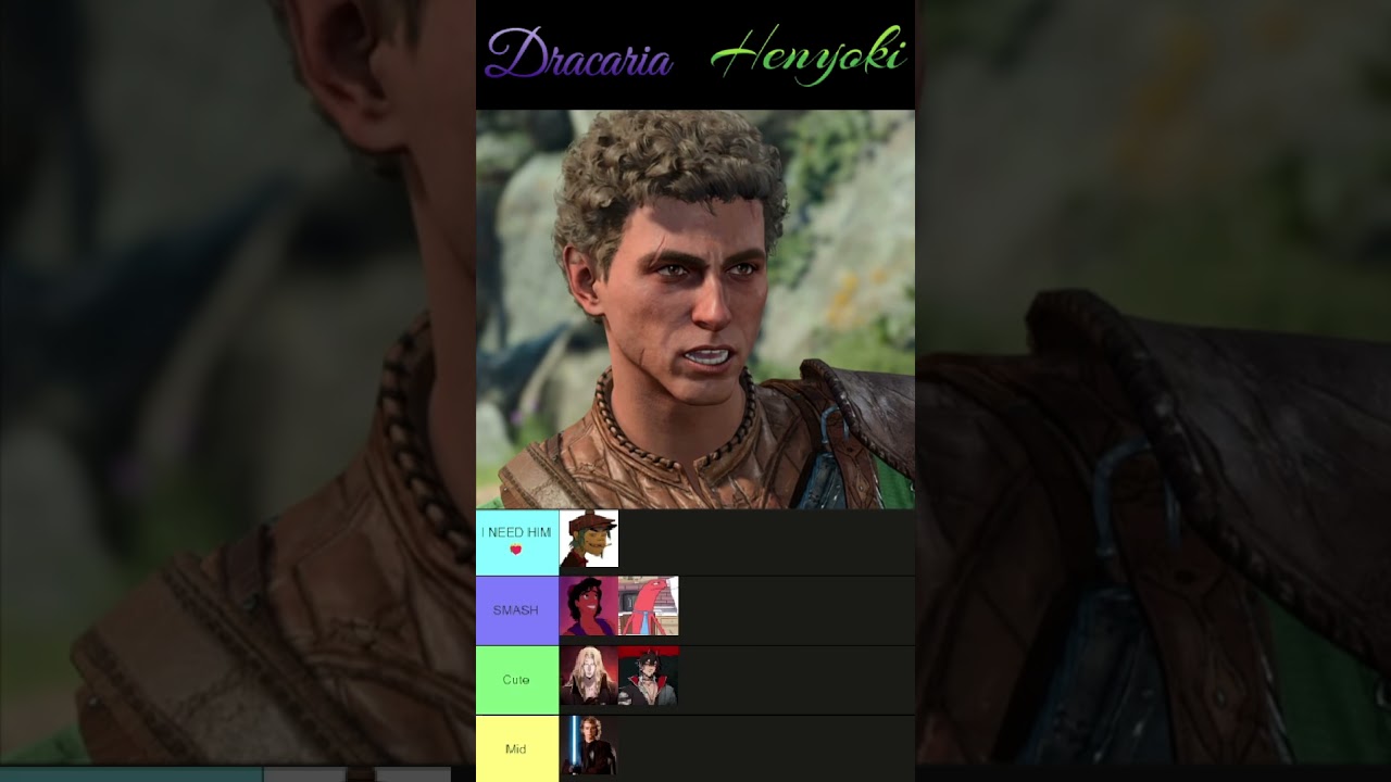 Crush Tierlist - Aradin (BG3) ⚔️