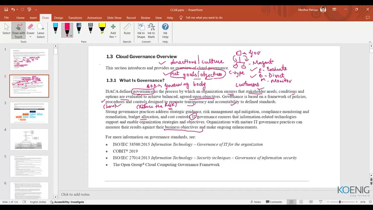 Learn Certificate of Cloud Auditing Knowledge (CCAK) online | Koenig Solutions