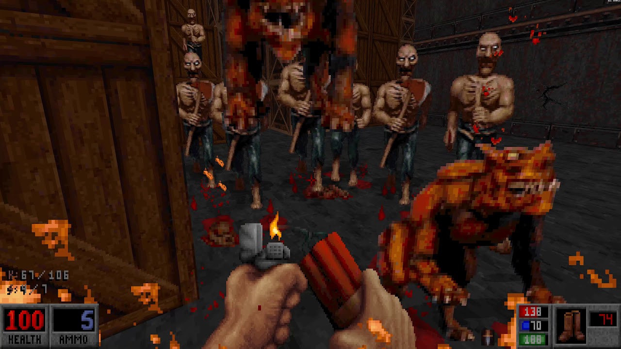 Blood: Plasma Pak (BloodGDX) - E6M3 Public Storage - All Secrets - 2160p 4K