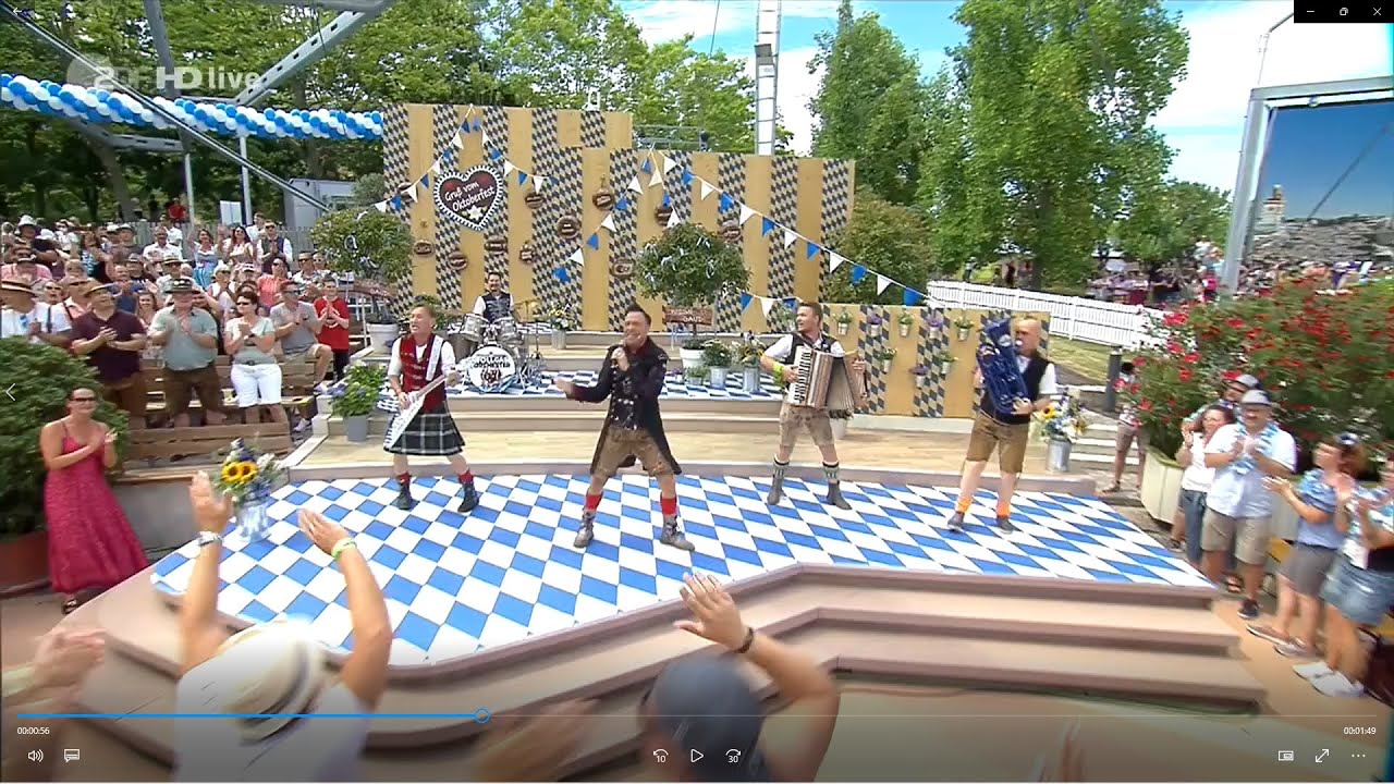 Königlich Bayrisches Vollgas Orchester -Wiesn i steh auf di(ZDF Fernsehgarten 2022) Oktoberfestband