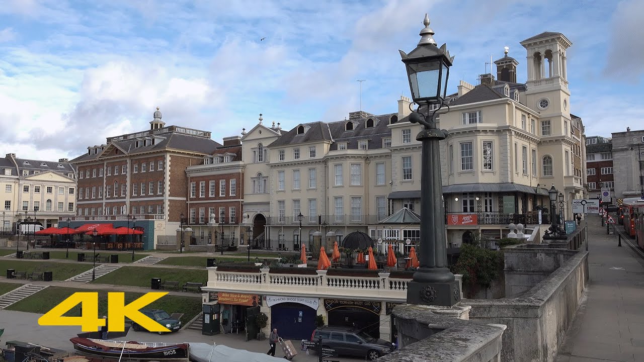 Richmond, Greater London Walk: Town Centre【4K】