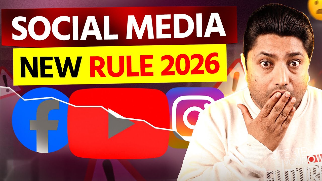Social Media New Rule 2026 😱 | Big Loss for Creators? 💔