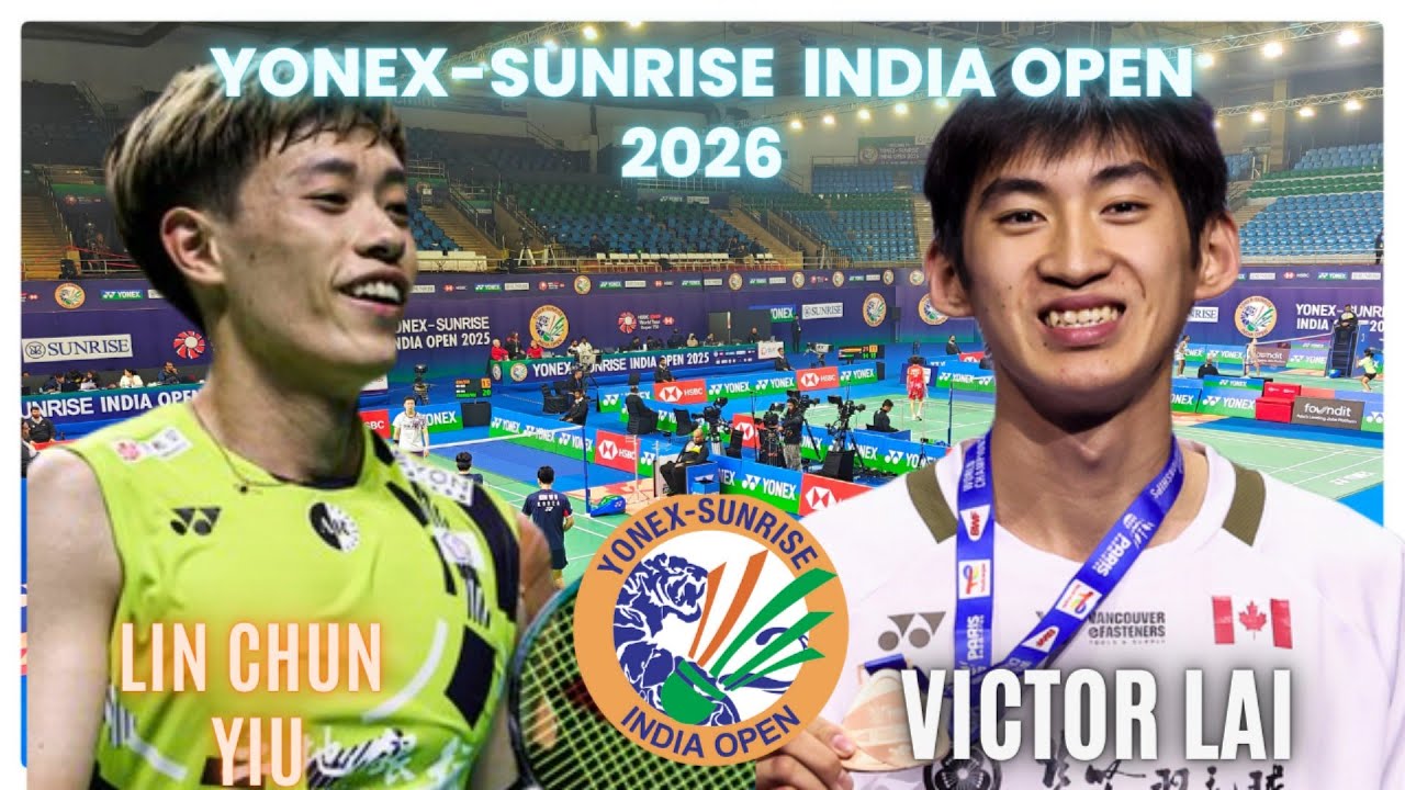 LIN CHUN YI VS VICTOR LAI :YONEX-SUNRISE INDIAN OPEN 2026|SEMI FINAL