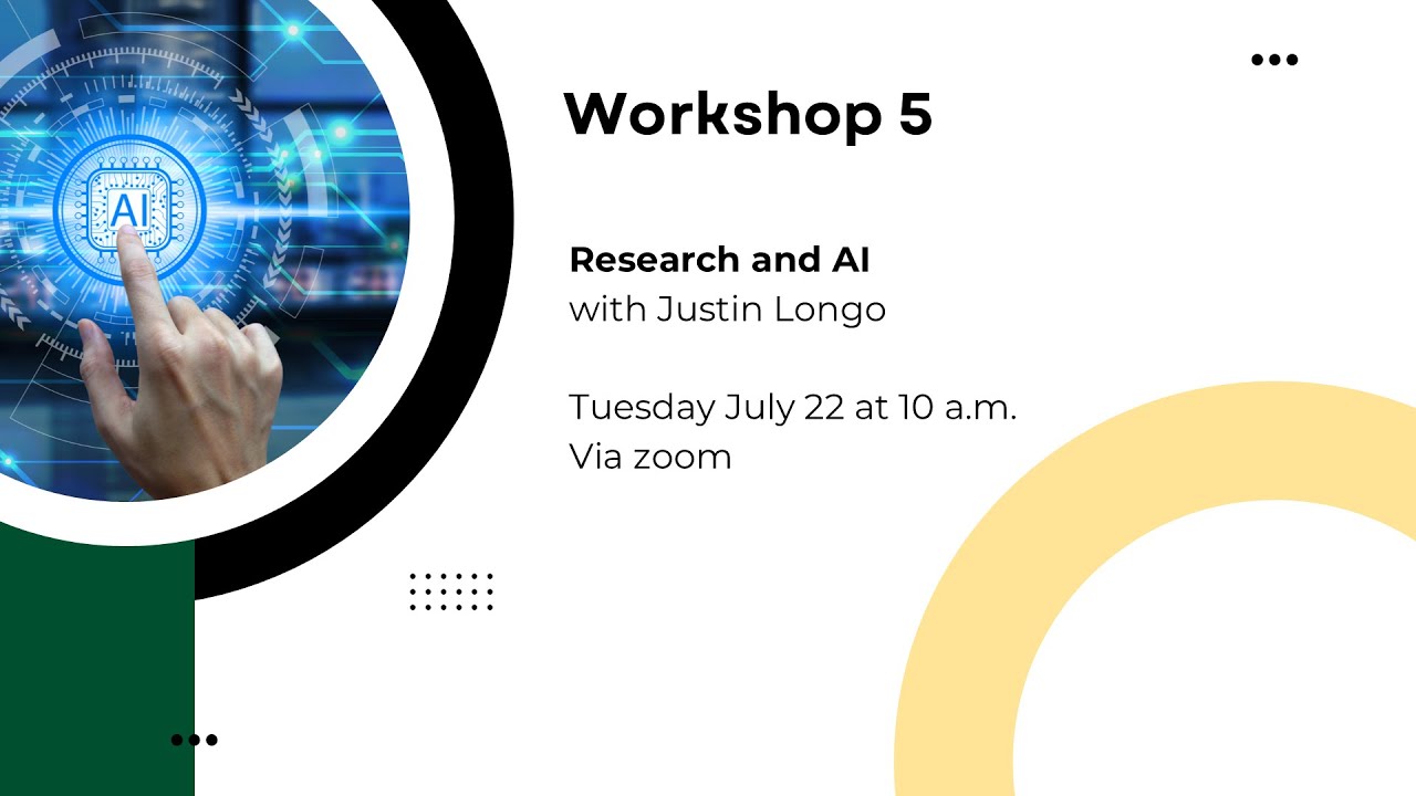 SRI - Research and AI Workshop