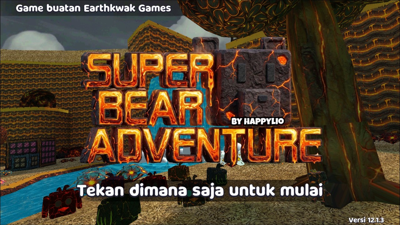 Mabar SBA Baru - Super Bear Adventure Lava (Portrait)