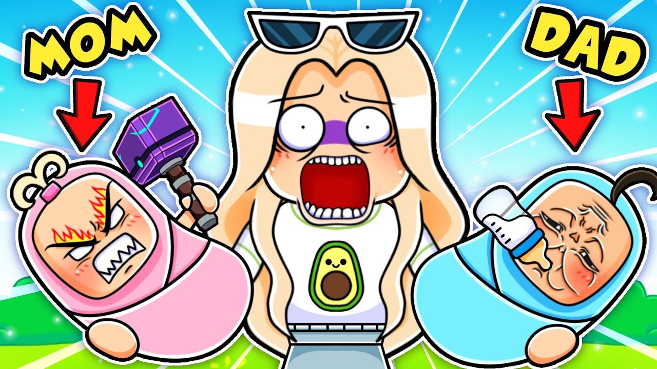 When Parents become BABIES...😂😍 | Avocado Playz Compilation (Roblox)
