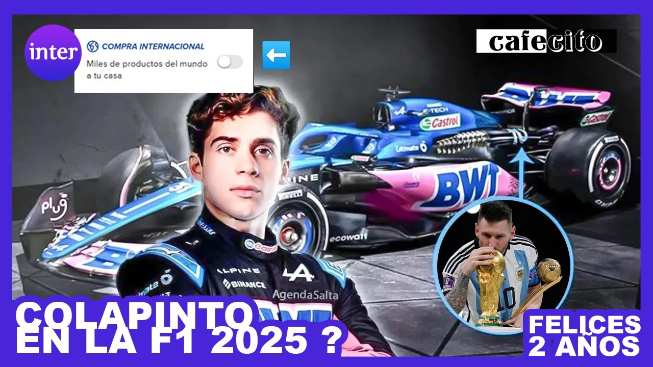 CHAU CHECO, HOLA A COLAPINTO A LA F1? | COMPRA INTERNACIONAL EN MERCADOLIBRE - Todo en un #Cafecito