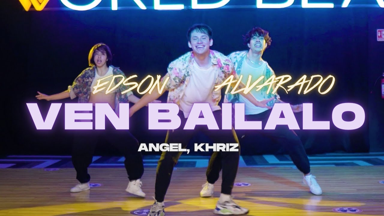 Ven Bailalo - Angel, Khriz | Coreografía Edson Alvarado | #flowlatino