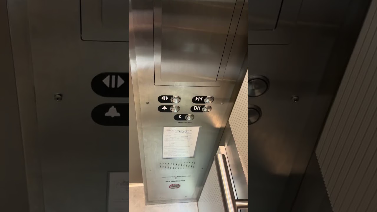 Elevator ride with floors 12-21 at the Hilton Hotel in Miami Downtown.