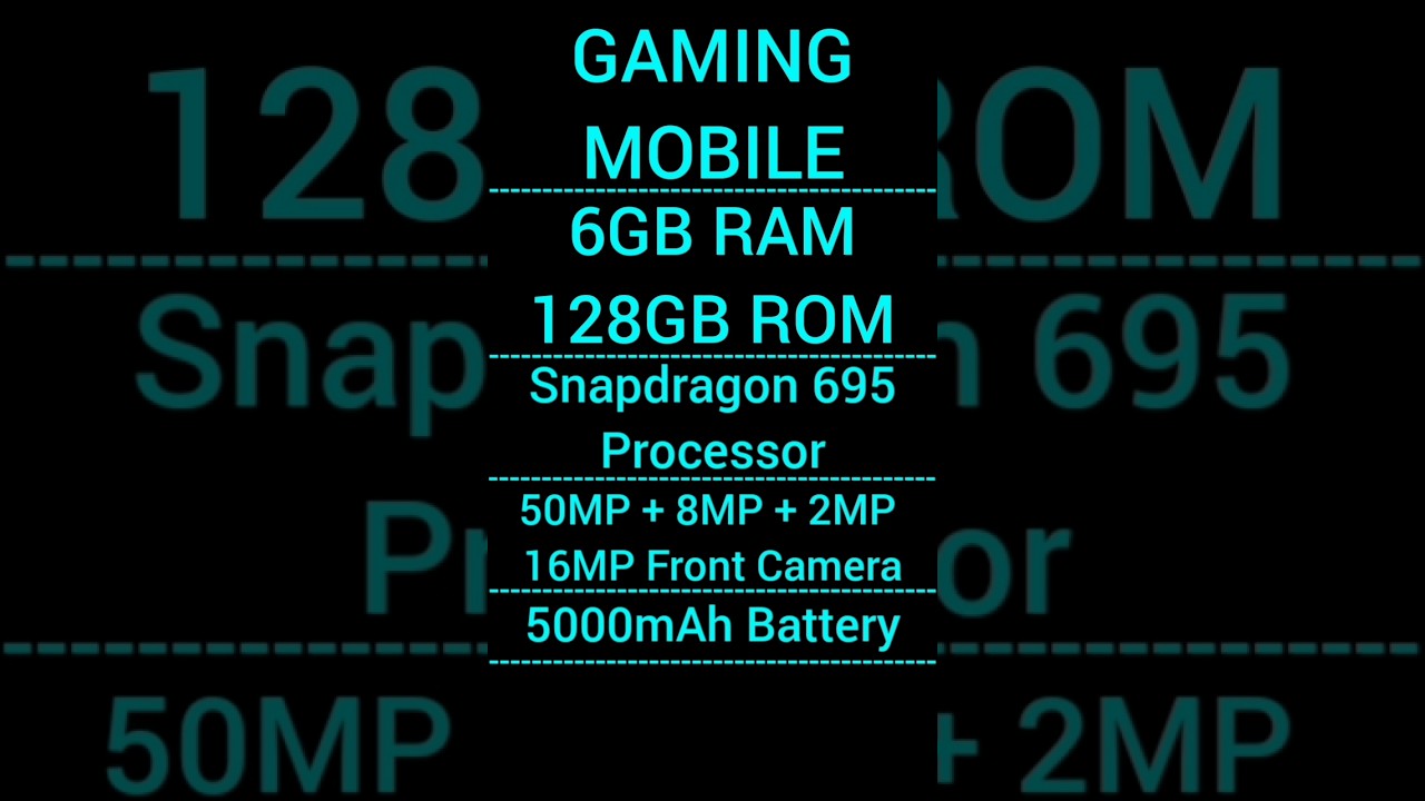 🔥🔥6GB RAM 128GB ROM🔥🔥Snapdragon 695 Processor | 5000mAh Battery | 50MP  camera 16MP Front Camera